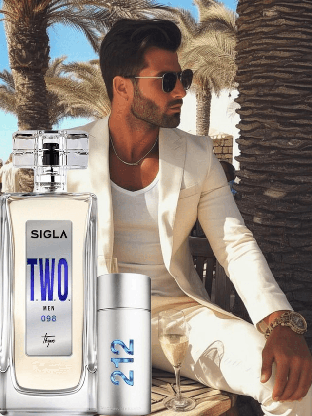 Thipos 098 - T.W.O. Men - Perfume inspirado em 212 Men