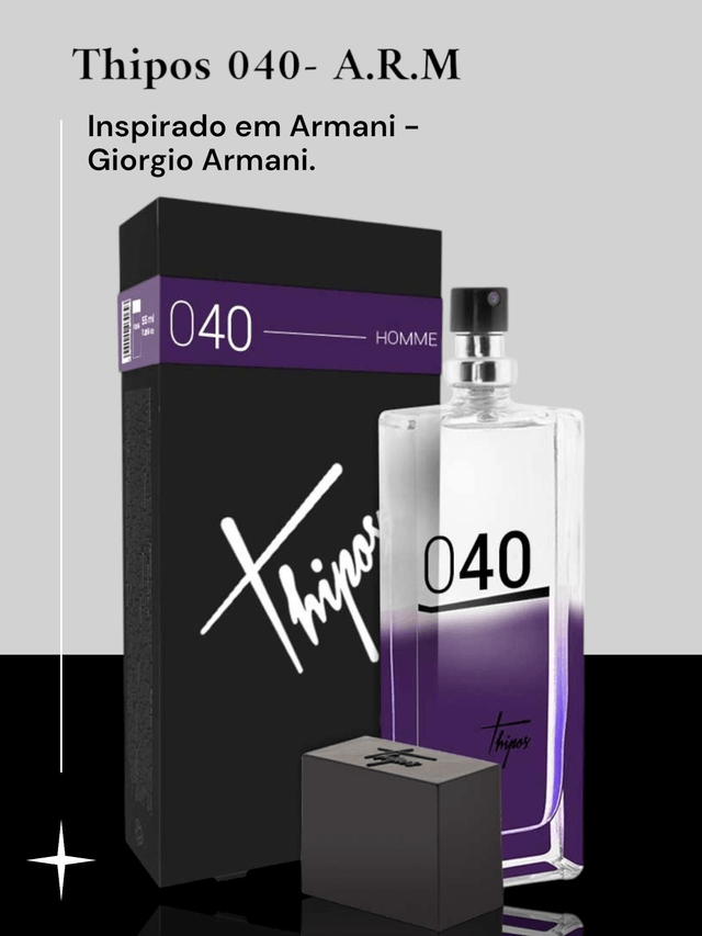 THIPOS 040 - A.R.M. - Perfume inspirado em Armani
