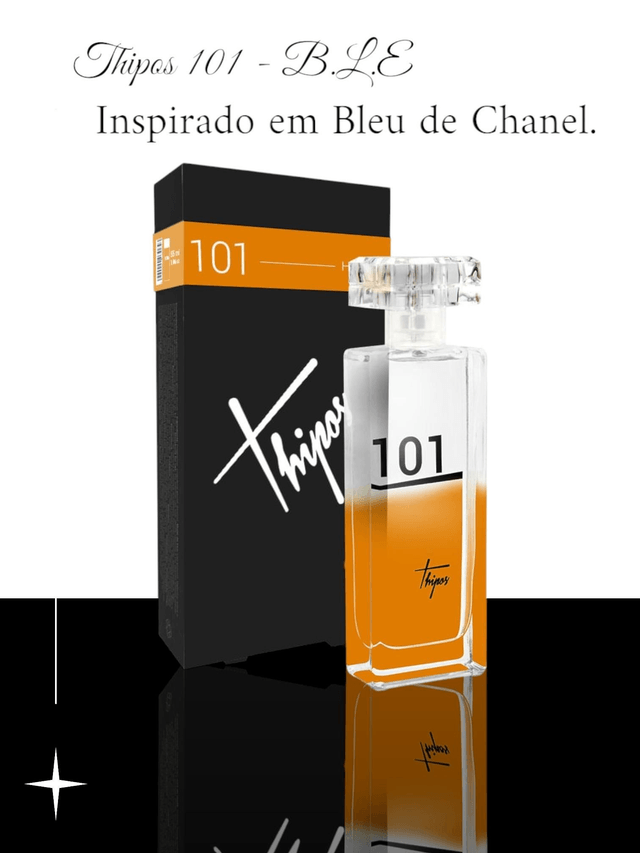 THIPOS 101 - B.L.E. Perfume inspirado em BLEU De CHANEL