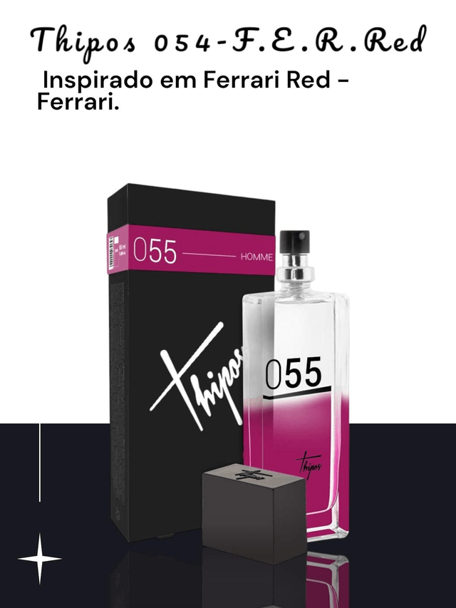 THIPOS 055 - F.E.R. red Perfume inspirado em Ferrari Red