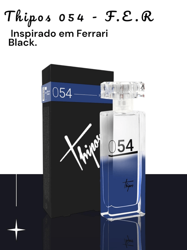 THIPOS 054 - F.E.R. Perfume inspirado em Ferrari Black