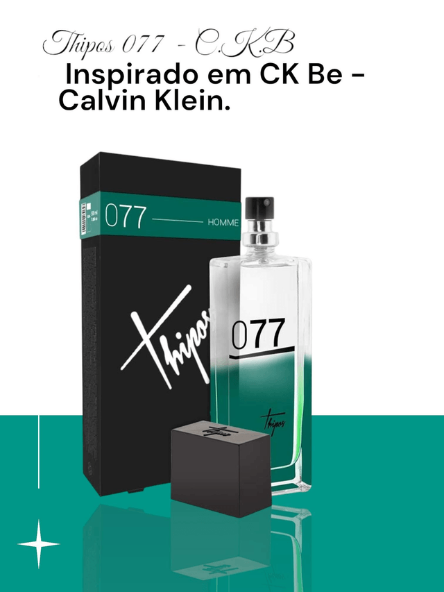 THIPOS 077 - C.K.B. Perfume inspirado em Ck Be