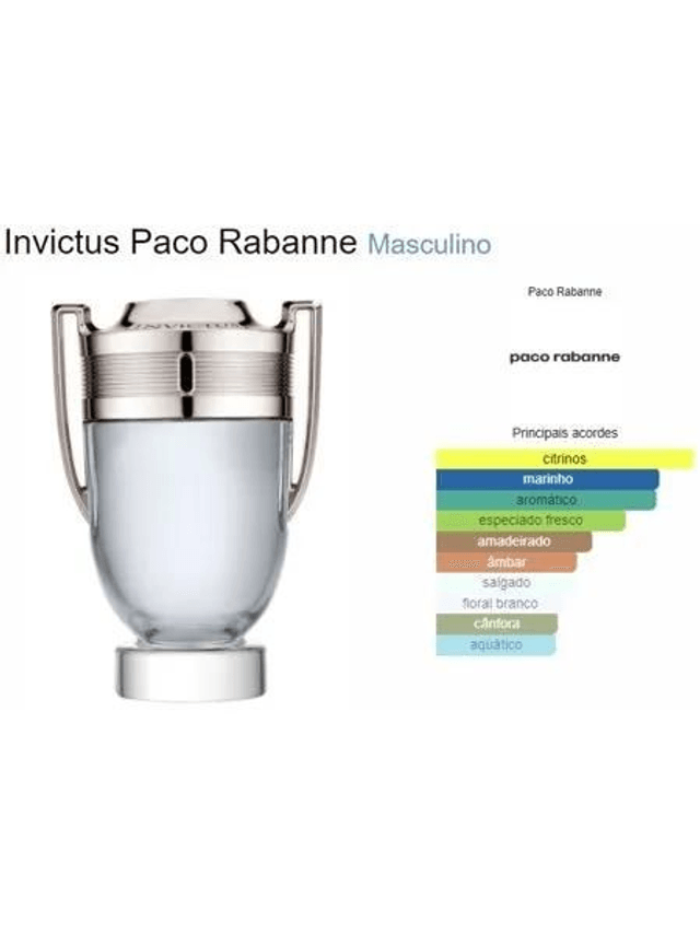 Brand Collection 116 - Masculino - Inspiração Invictus Paco Rabanne